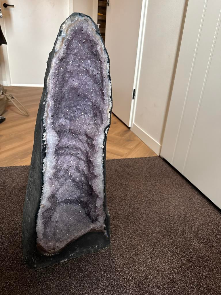 Grote Amethist Geode - Prachtige Paarse Kristallen, Ophalen, Mineraal