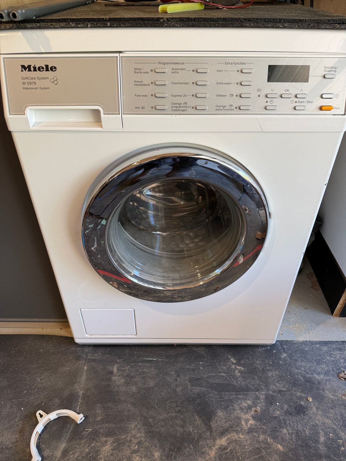 Miele W 5979 SoftCare System Wasmachine, Ophalen, Gebruikt, Voorlader, Wolwasprogramma