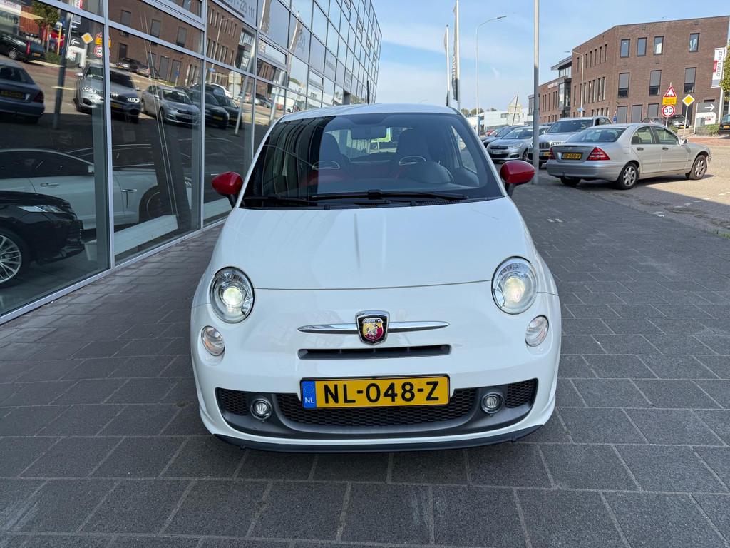 Fiat 500 595 1.4 T-Jet Abarth Turismo, Voorwielaandrijving, 4 cilinders, Parkeersensor, Wit