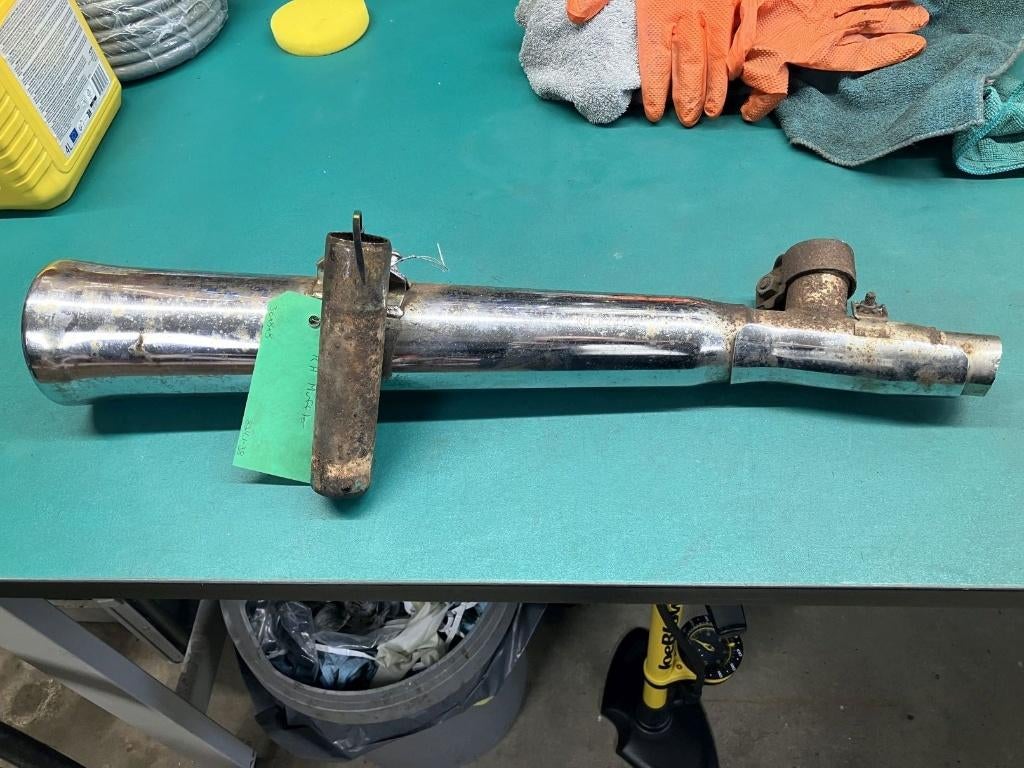 Uitlaat Kawasaki KZ440A rechts, Ophalen of Verzenden, Gebruikt