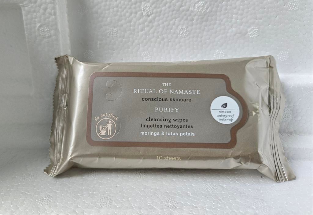 Rituals of Namaste cleansing wipes purify, Ophalen of Verzenden, Nieuw