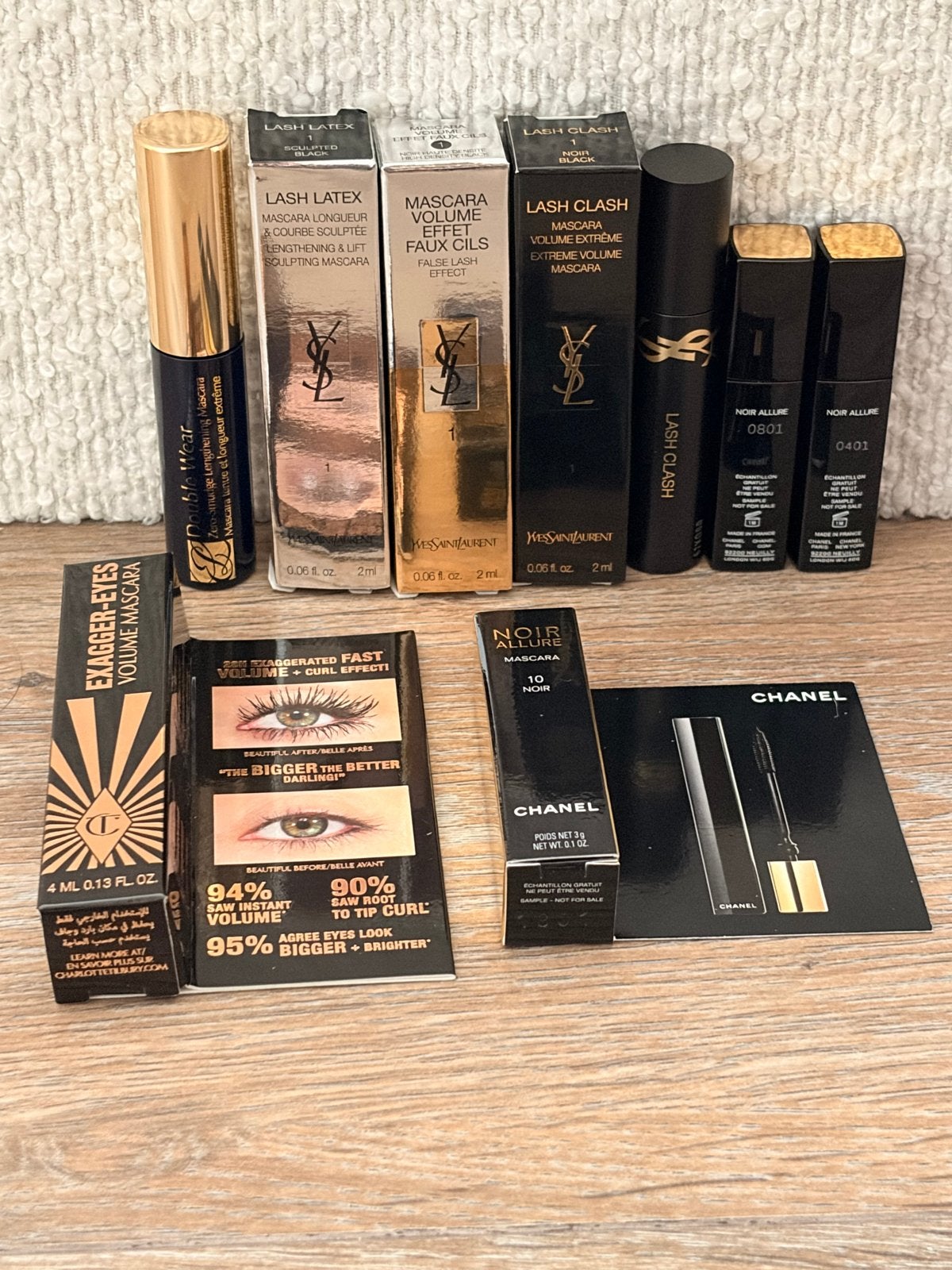 Miniatuur mascara set: YSL, Chanel, Charlotte Tilbury, Sieraden, Tassen en Uiterlijk, Uiterlijk | Cosmetica en Make-up, Ogen, Zwart