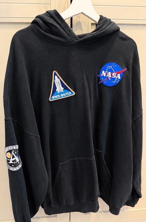 Balenciaga NASA Hoodie Zwart - Unifit, Kleding | Heren, Ophalen, Gedragen, Overige maten, Zwart