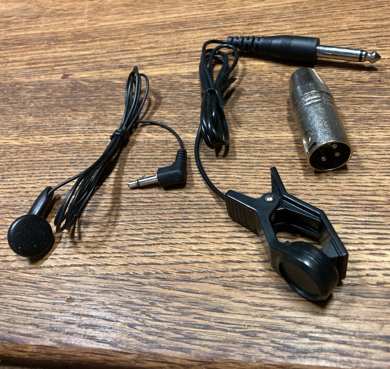 Mini reversmicrofoon met clip en adapter, Ophalen of Verzenden, Gebruikt, Overige typen