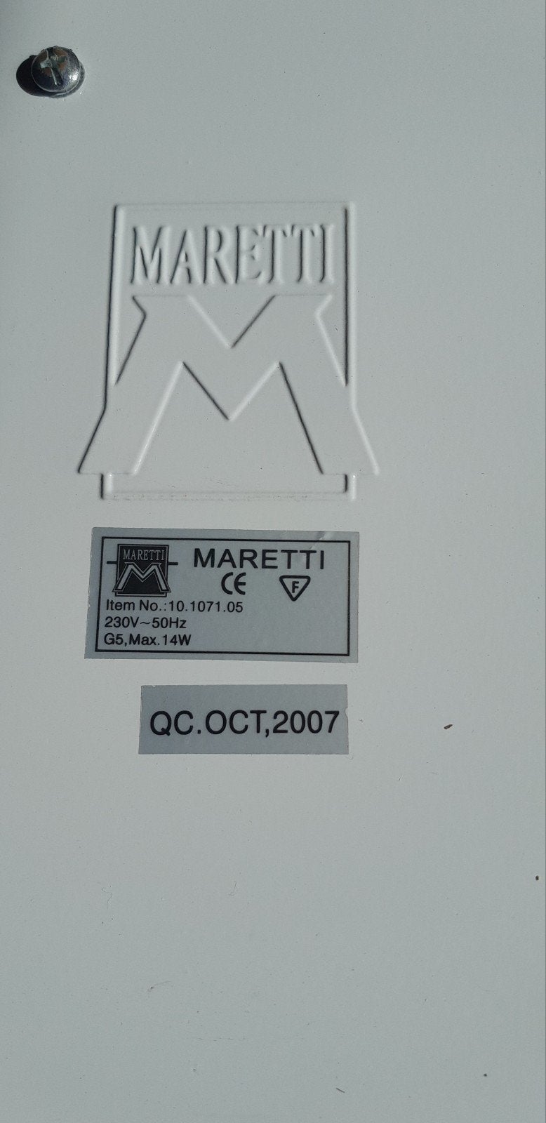 Marelli inbouwlamp G5, Max. 14W, Ophalen, Nieuw