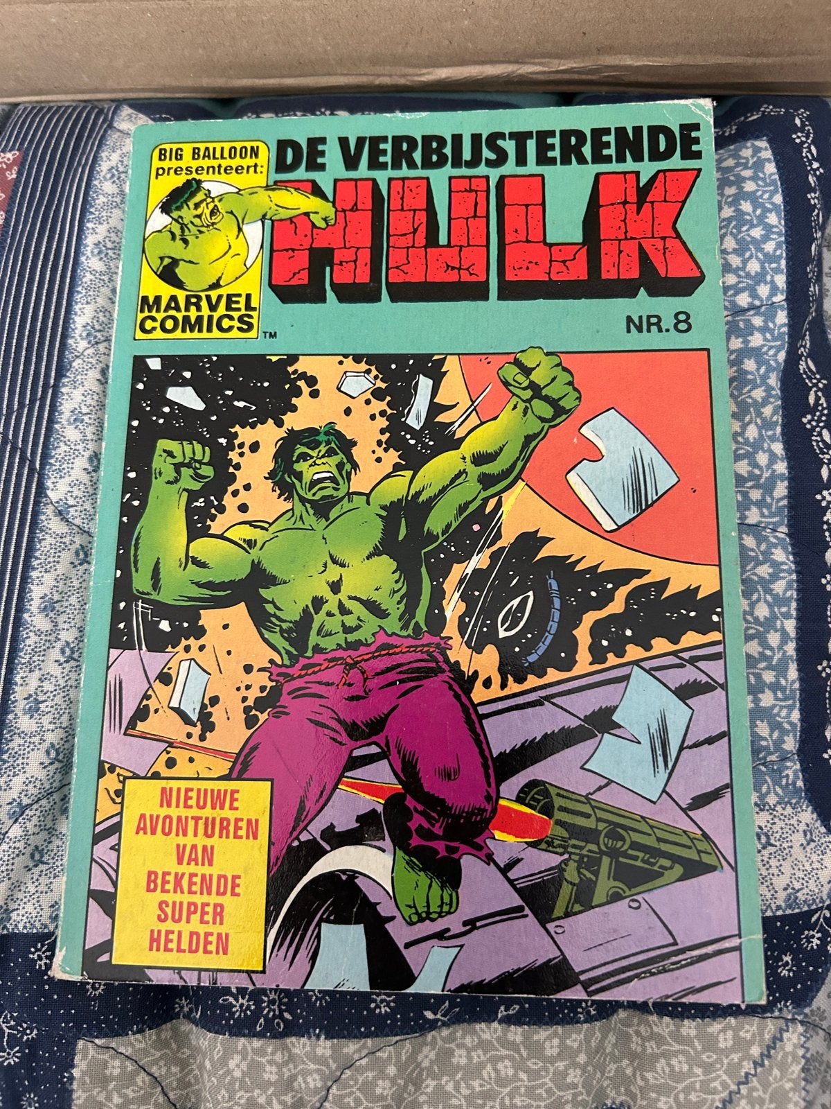 De Verbijsterende Hulk Nr. 8 - Marvel Comics, Eén stripboek, Ophalen of Verzenden, Gelezen