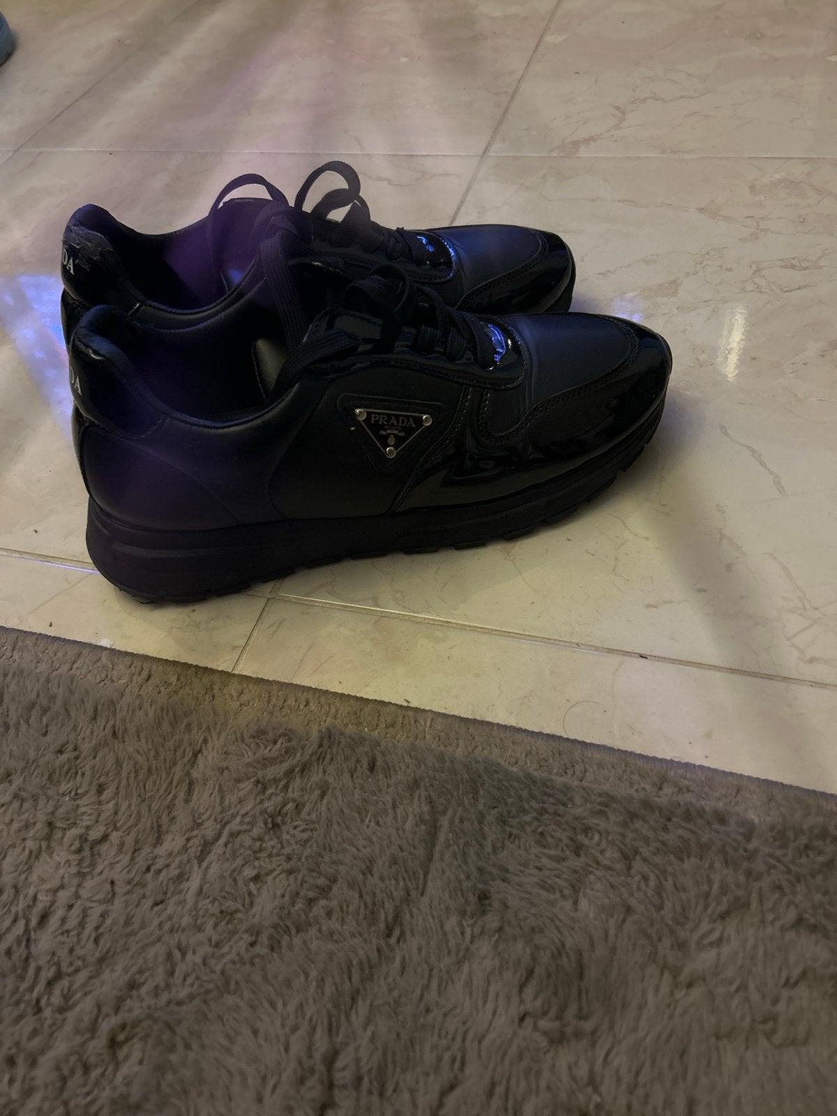 Prada sneakers, zwart, maat 44, Ophalen of Verzenden, Nieuw, Zwart, Sneakers of Gympen