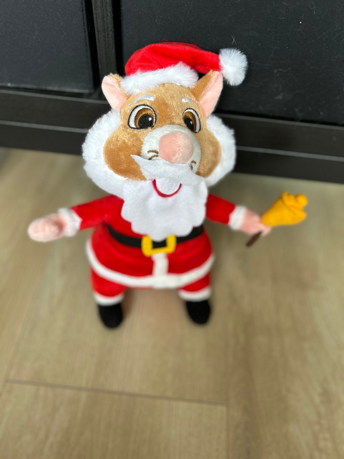 Kerst Hamster Knuffel - Feestelijke Decoratie, Overige merken, Overige karakters, Hamster, Ophalen of Verzenden