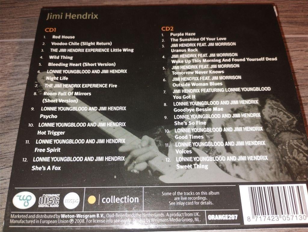 Jimi Hendrix - Collection [2 CD], Ophalen of Verzenden, Zo goed als nieuw, Poprock