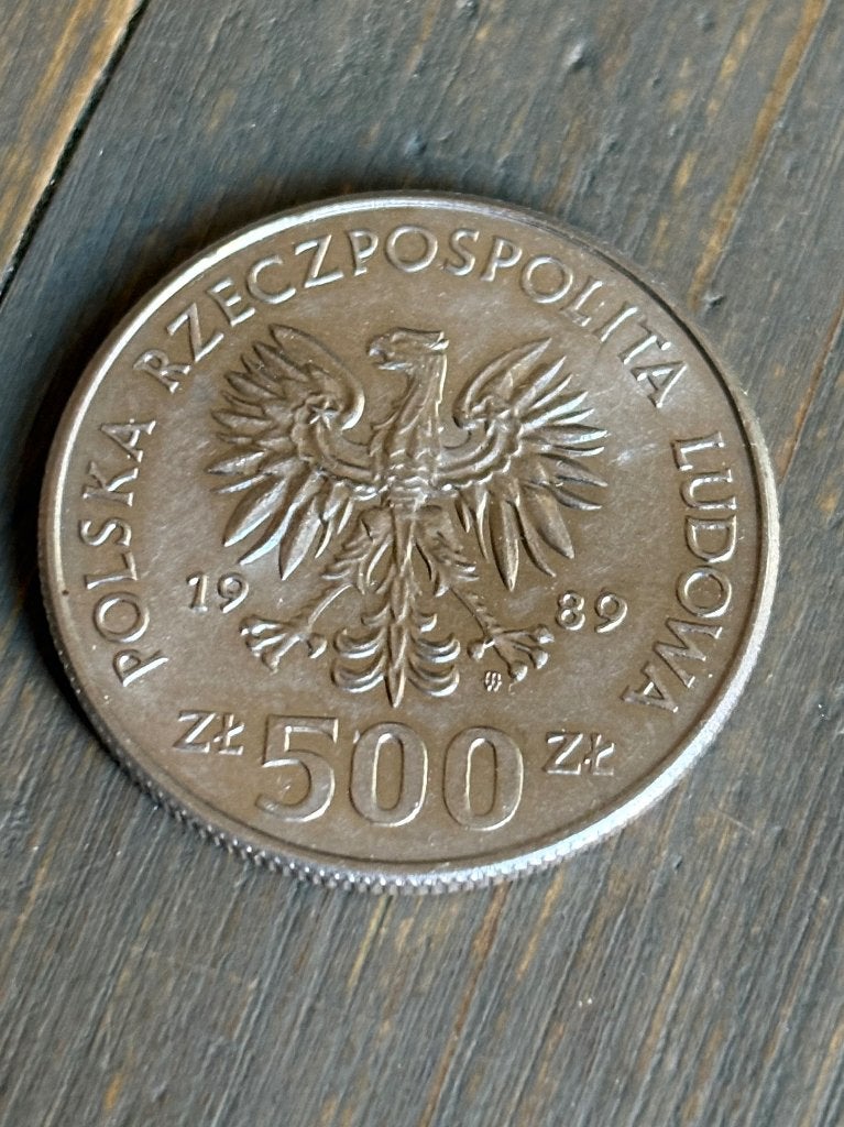 500 Zloty 1989 Polen, Ophalen of Verzenden, Polen, Losse munt
