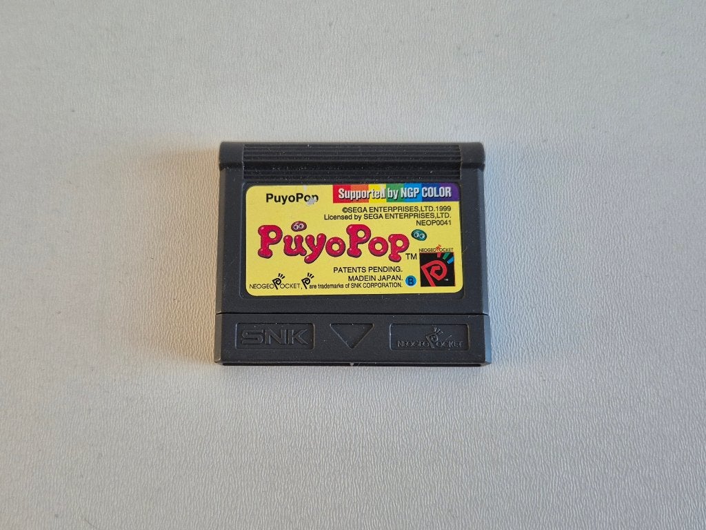 Puyo Pop SNK Neo Geo Pocket Color Game, Puzzel en Educatief, Gebruikt, 1 speler, Ophalen of Verzenden