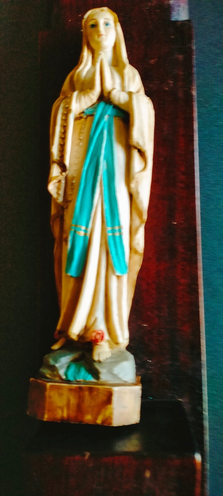 Oud Mariabeeld, Ophalen