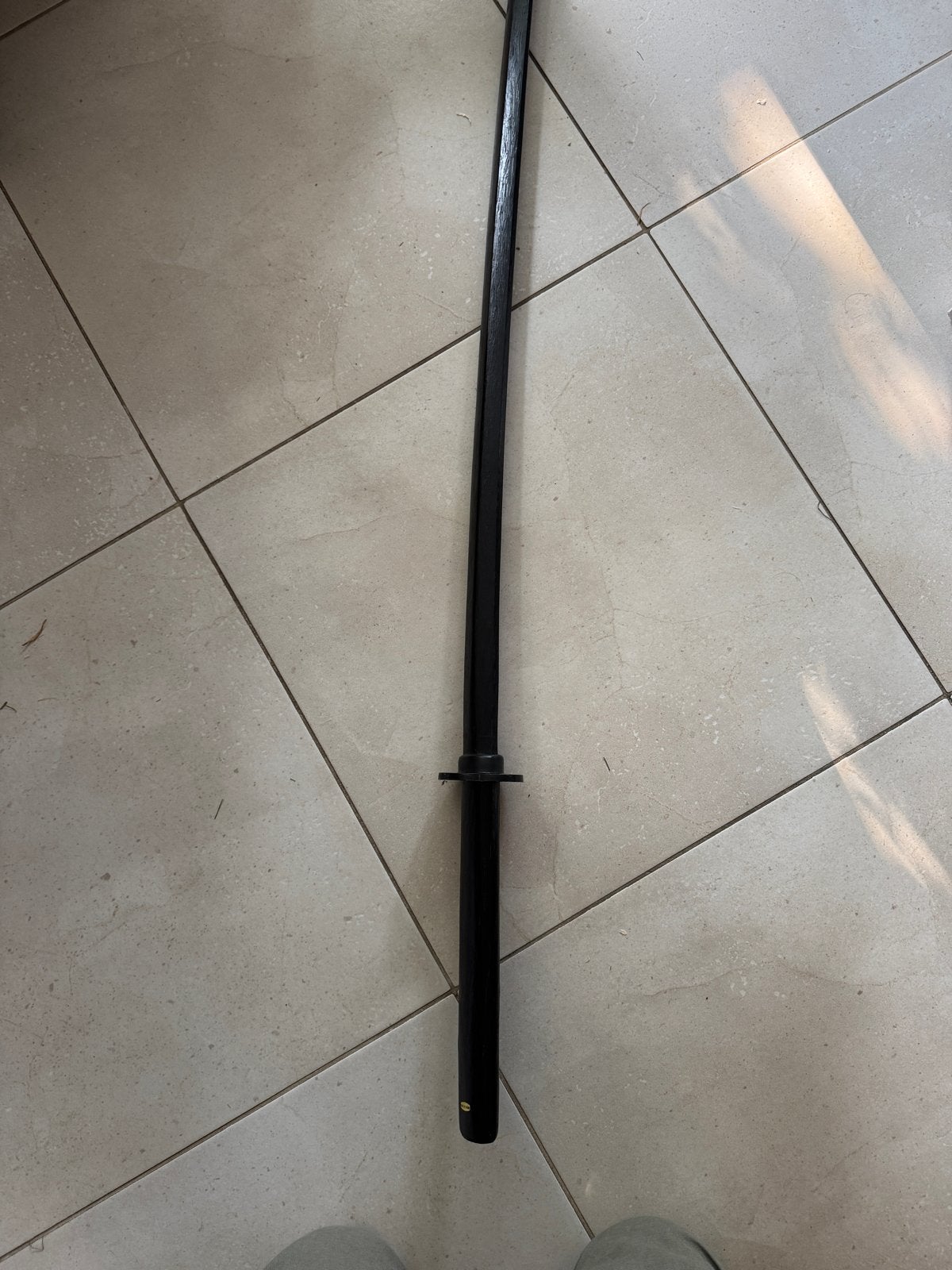 Zwart houten oefenzwaard (Bokken) - Made in Taiwan, Ophalen, Gebruikt, Kendo, Vechtsportmateriaal