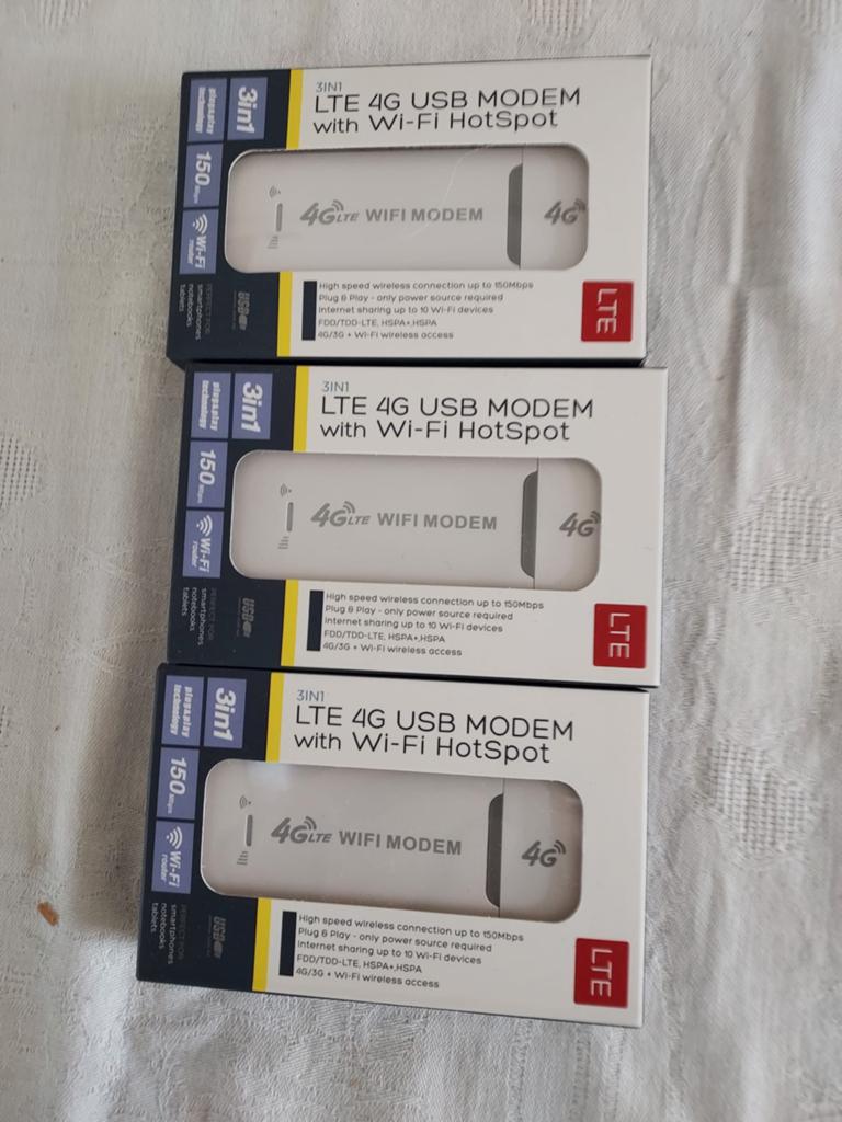 3x Nieuwe LTE 4G USB Modem met Wi-Fi HotSpot, Ophalen of Verzenden, Nieuw