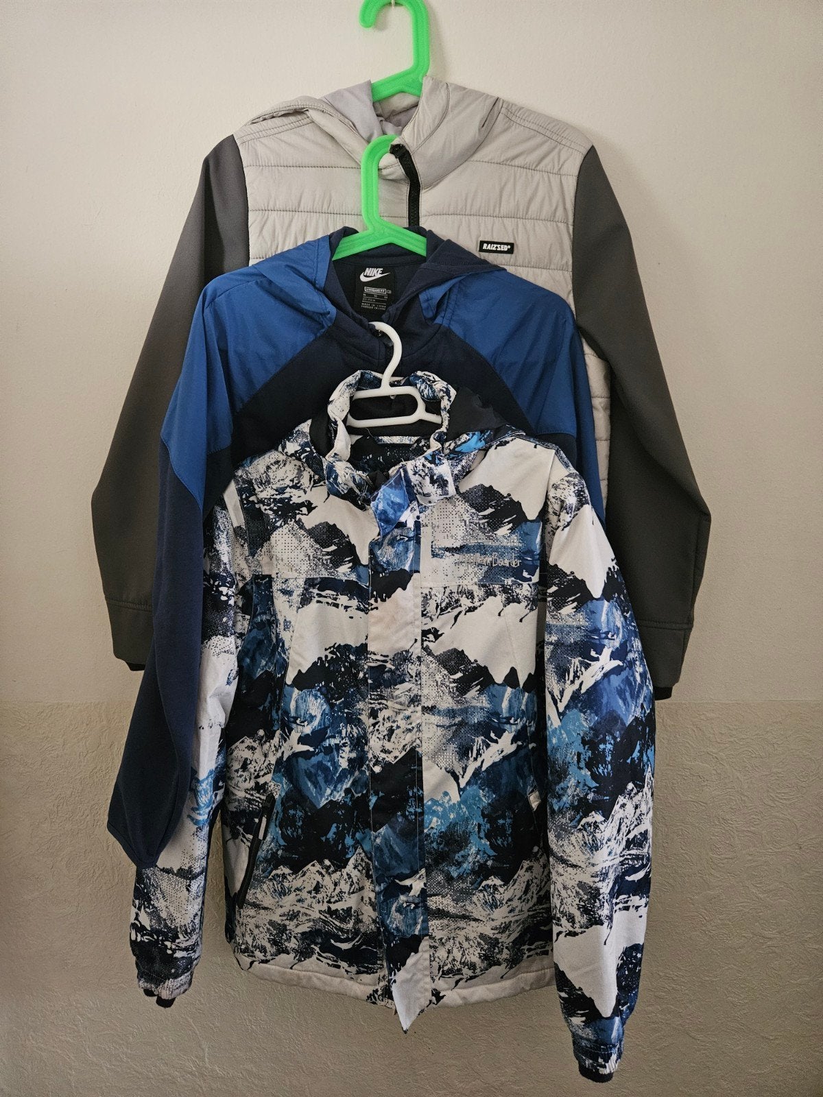 Tussenjas Raizzed,  Nike zomerjas & crivit ski jas 158-164, Raizzed, Nike, Gebruikt, Ophalen of Verzenden, Jongen