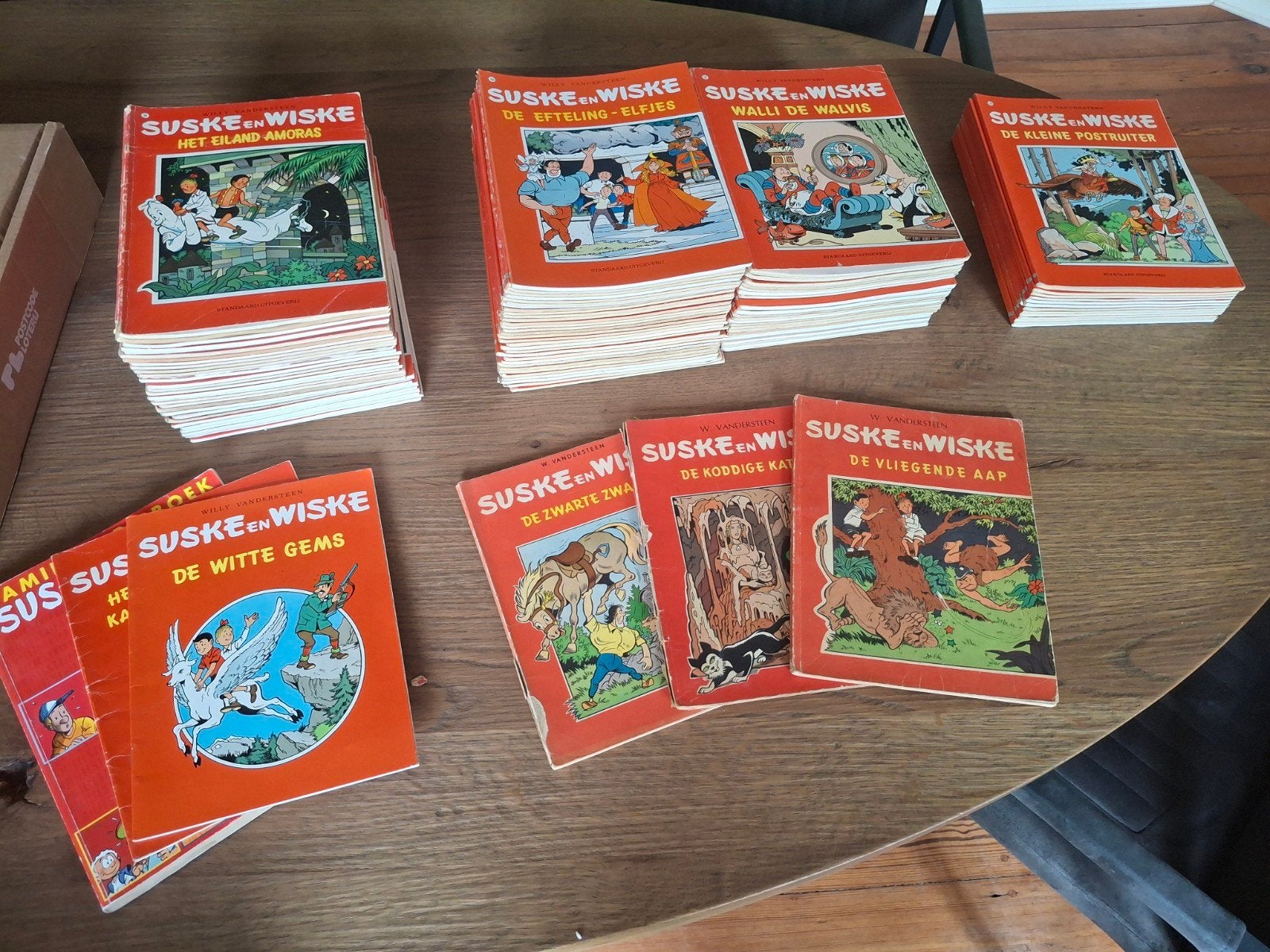 Grote collectie Suske en Wiske stripboeken 108 stuks, Boeken, Stripboeken, Meerdere stripboeken, Ophalen, Gelezen, Willy Vandersteen