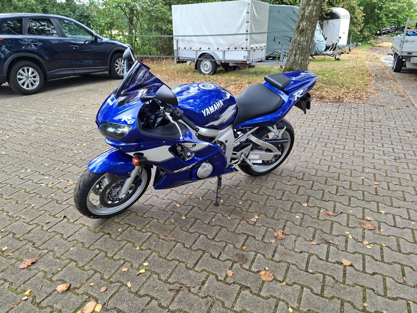 Yamaha R6 BJ 1999 met Laser uitlaat, Sportuitlaat, 4 cilinders, Motorrijbewijs A, Super Sport
