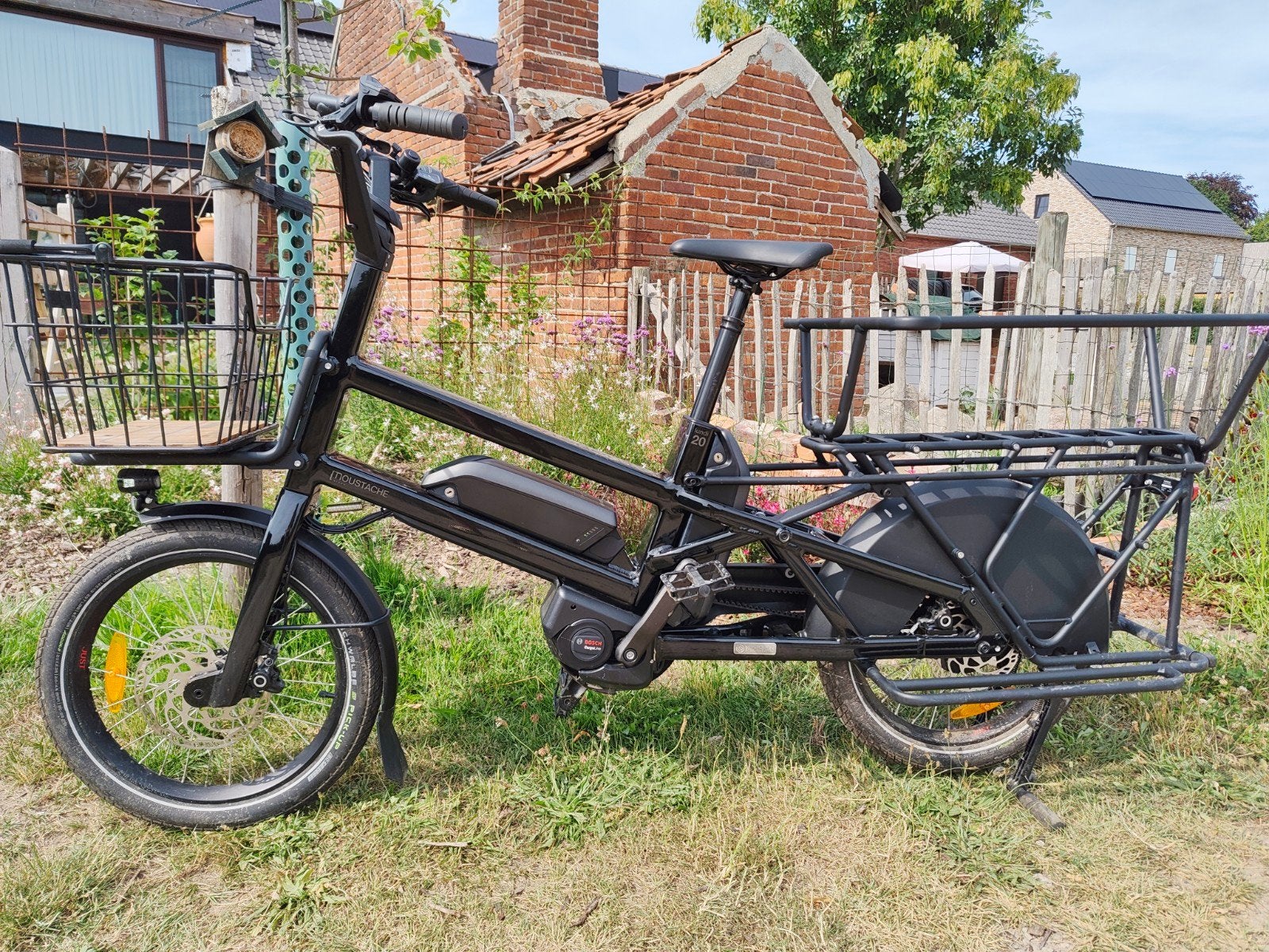 Moustache Lundi 20 Elektrische longtail - Zo goed als nieuw, Goederen, Elektrisch, Zo goed als nieuw, Schijfrem