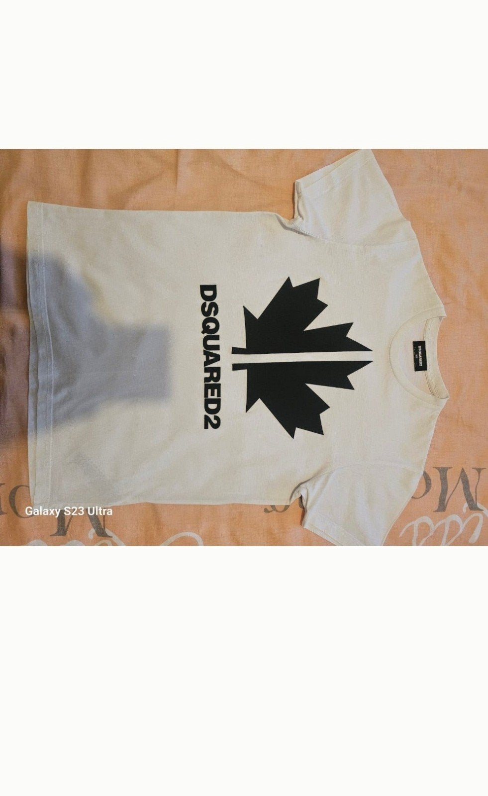 Origineel Dsquared2 T-shirt wit met zwart logo - Maat 14-16Y, Ophalen of Verzenden, Zo goed als nieuw, Shirt of Longsleeve