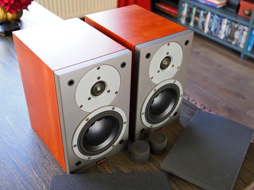 Set Dynaudio Audience 42 Rosewood kleur, Overige merken, Ophalen of Verzenden, Zo goed als nieuw, 60 tot 120 watt