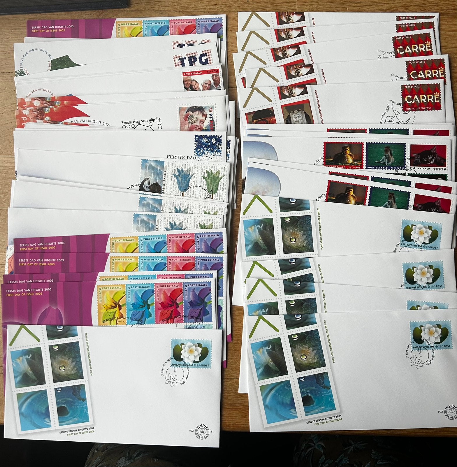 Nederland: 65 blanco Port Betaald FDC’s, Verzenden, Nederland