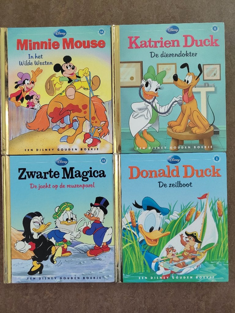 4 Disney Gouden Boekjes, Ophalen of Verzenden, Zo goed als nieuw, Walt Disney Company, Sprookjes
