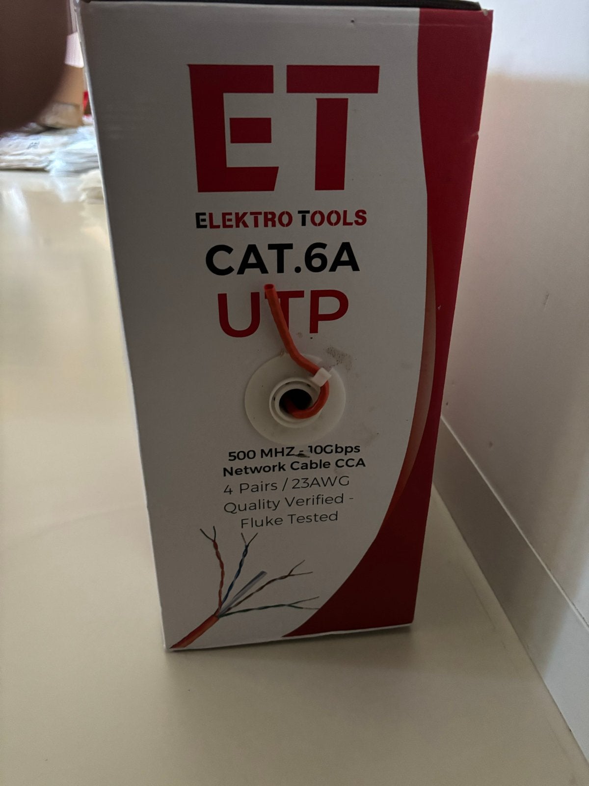 ET Elektro Tools CAT 6A UTP Netwerkkabel 305M, 10 meter of meer, -, -, Nieuw