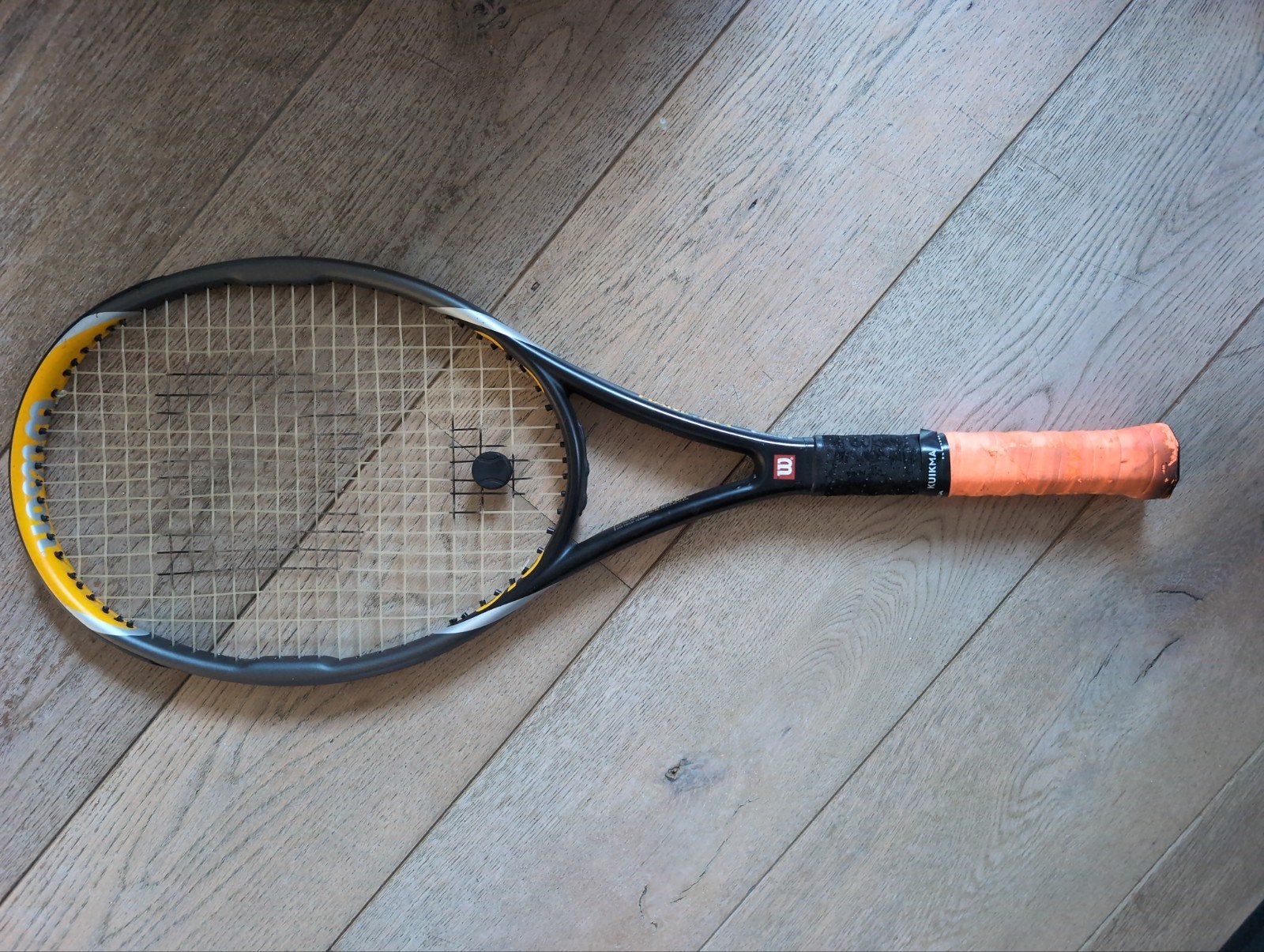 Wilson Hyper Hammer Tennisracket - Gebruikt, Sport en Fitness, Tennis, Ophalen, Gebruikt, Racket, Wilson