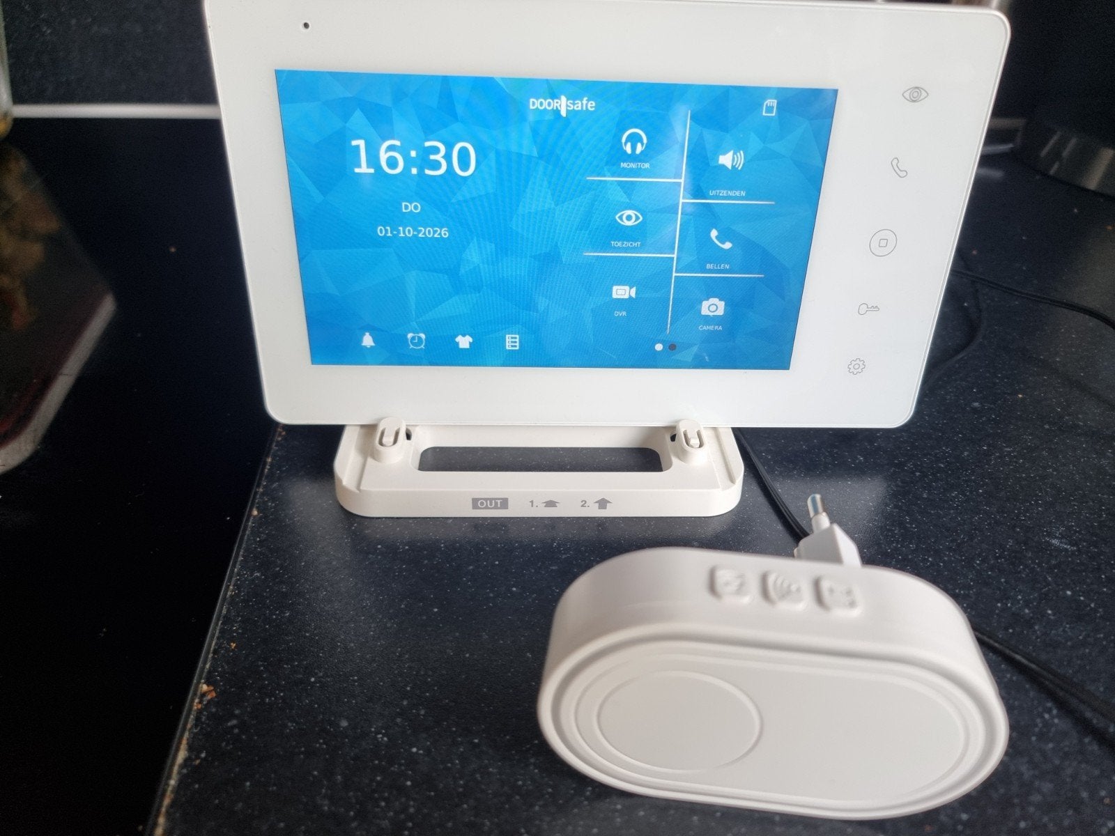 Doorsafe Monitor DS6669 met gong en Chime