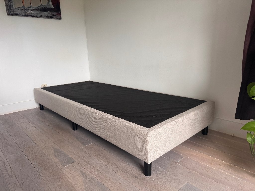 Gratis boxspring, Ophalen, Gebruikt, 90 cm, Eenpersoons
