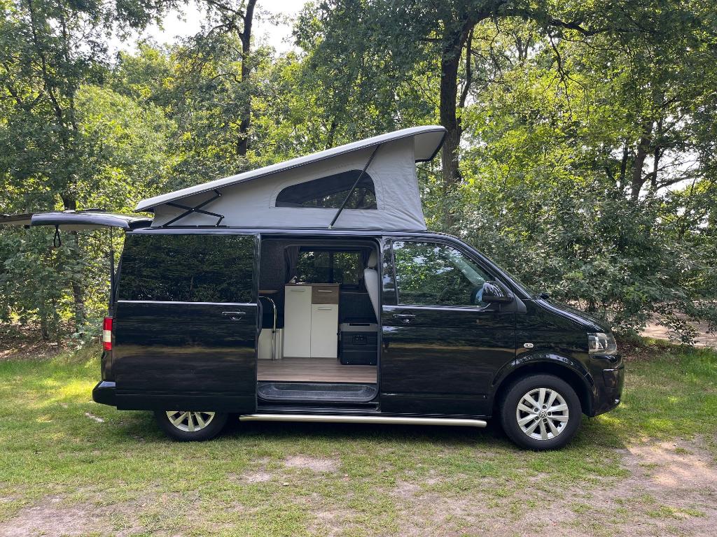 VW TransporterT5 buscamper, ombouw 2025, slaaphefdak, inruil, Hefdak, Volkswagen, Bedrijf, ABS