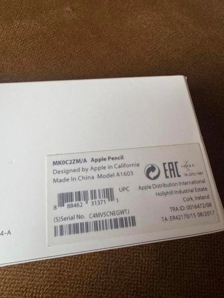 Apple Pencil (1e generatie) - Zo goed als nieuw, Verzenden, Zo goed als nieuw, Overige modellen