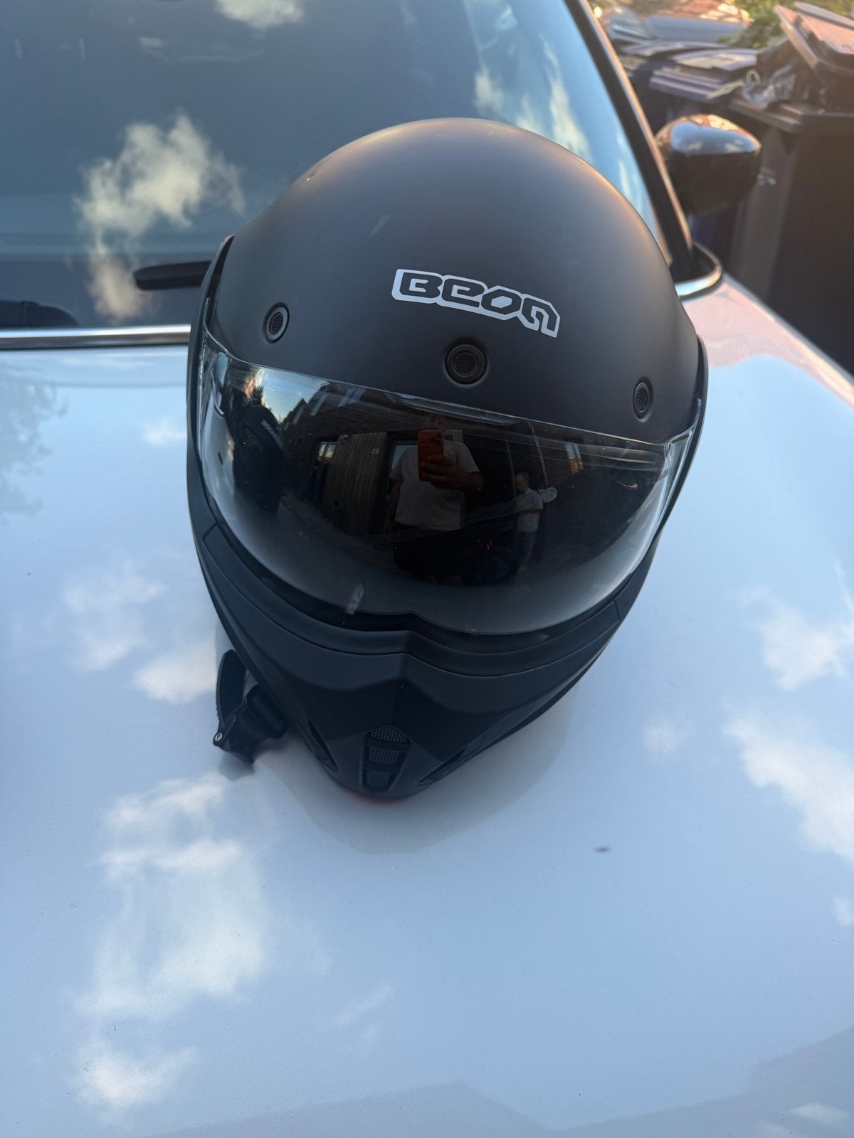 BEON Jet Pilot helm - Maat XXL - Gebruikt, prima staat, Overige merken, Jethelm, Ophalen of Verzenden, XXL