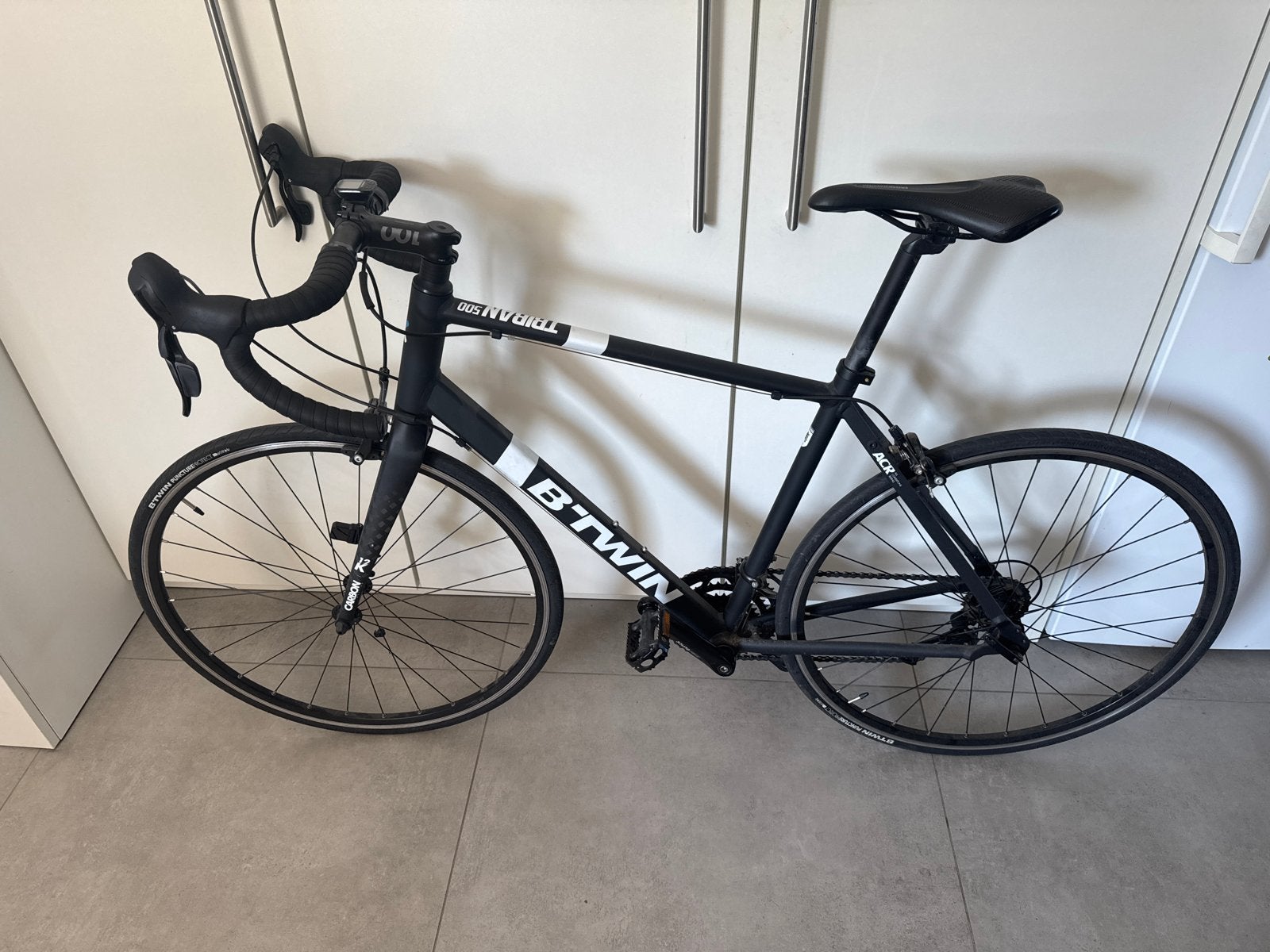 B'Twin Triban 500 racefiets - Maat L, 28 inch, Gebruikt, 10 tot 15 versnellingen, Aluminium