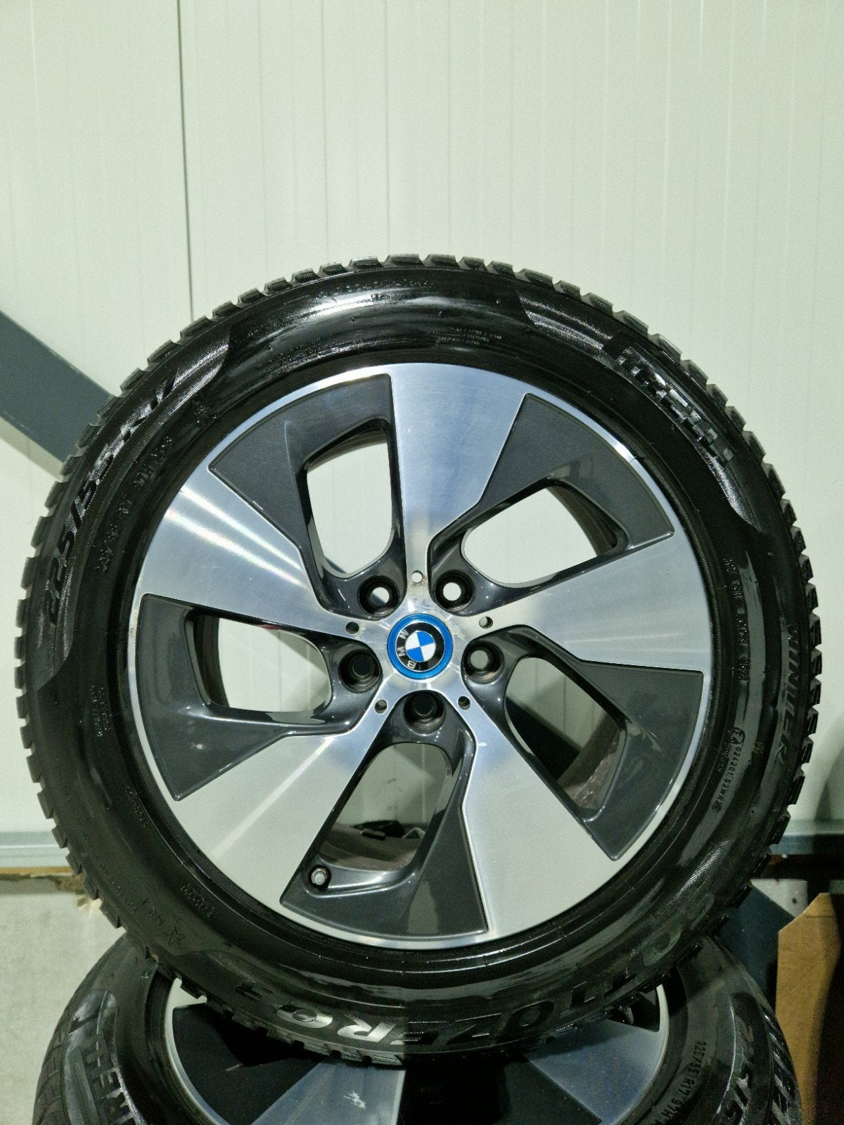 Originele BMW winterset Pirelli 5x112 17" G30 G31 G20 G21 G, Auto-onderdelen, Ophalen, Banden en Velgen, 17 inch, Winterbanden