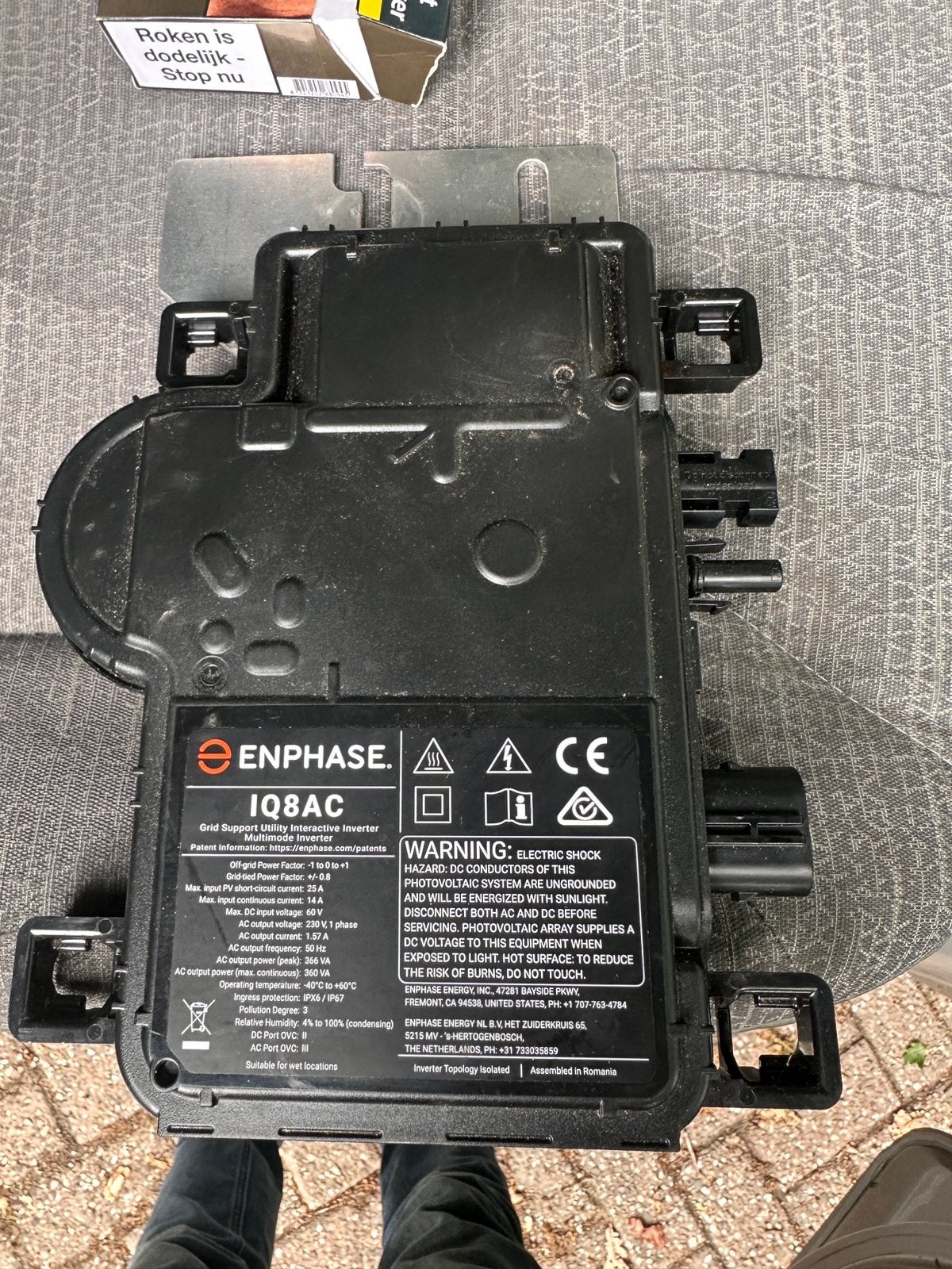 Micro omvormer. Enphase IQ8AC. Week gebruikt., Doe-het-zelf en Verbouw, Elektra en Kabels, Verzenden, Zo goed als nieuw, Overige typen