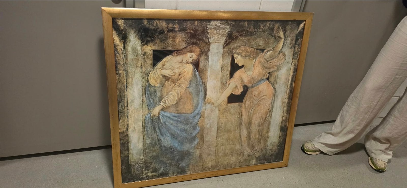 Richard Franklin - Annunciation IV reproductie in lijst, Ophalen, Portret of Personen, Overige ondergronden, Bijzondere lijst