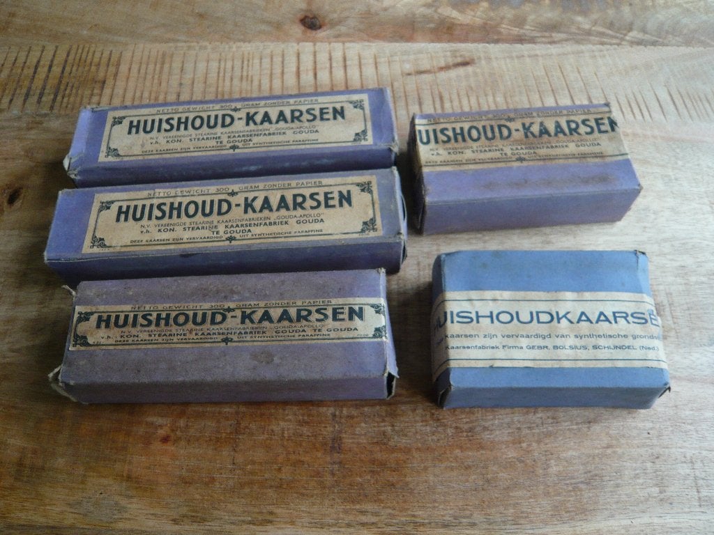 antieke Gouda en Bolsius kaarsen, Ophalen of Verzenden, Nieuw