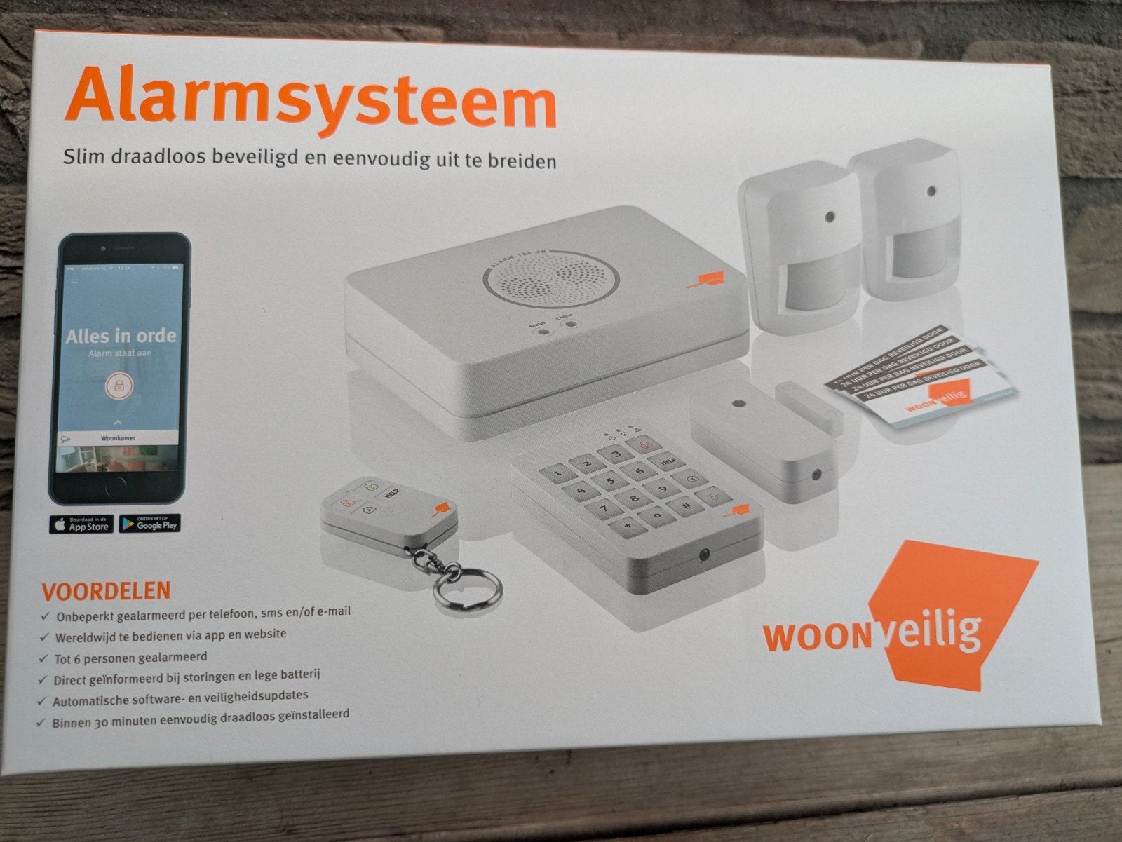 WoonVeilig Alarmsysteem Startpakket - Draadloos & Slim, Ophalen of Verzenden, Nieuw