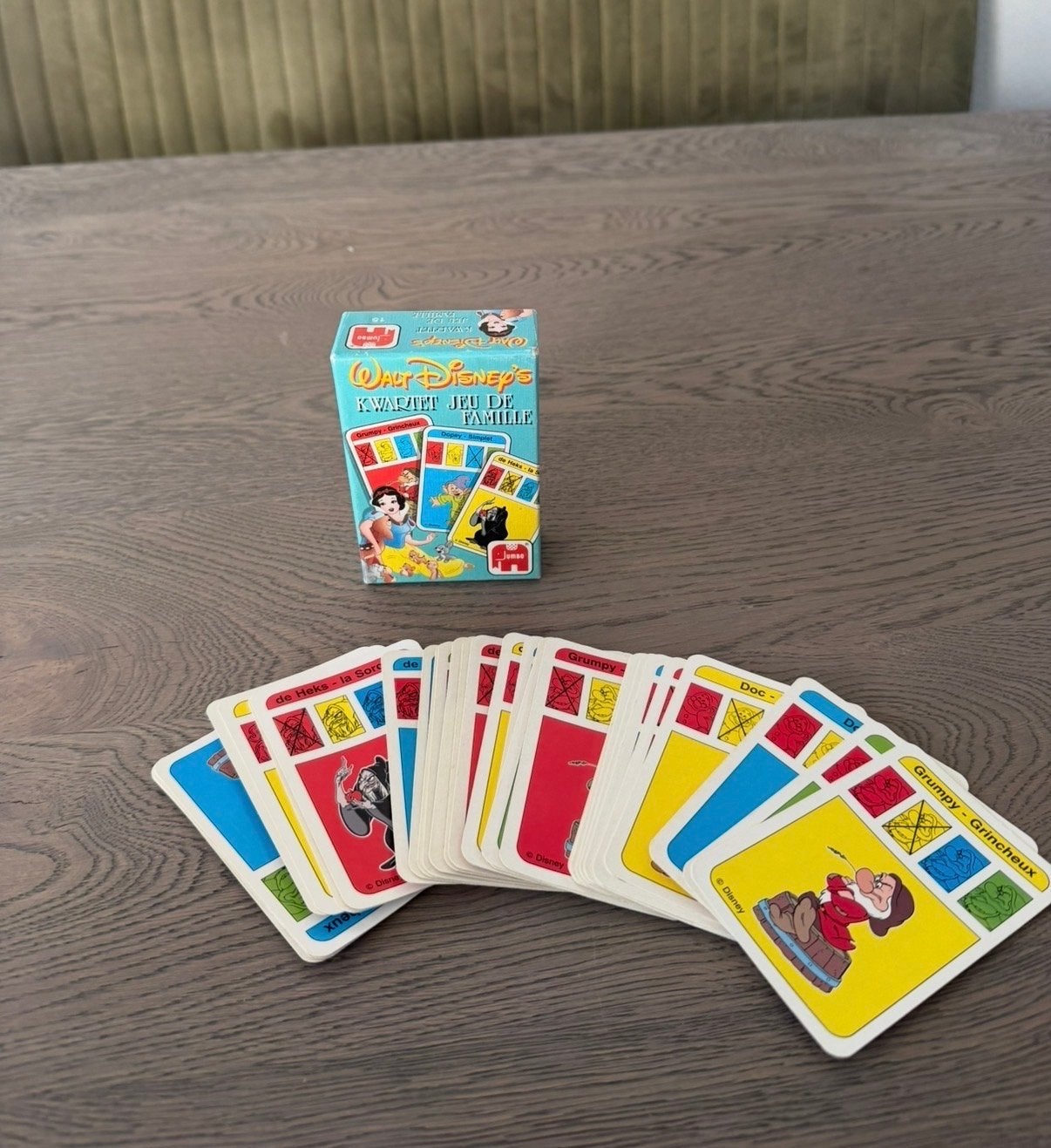 Walt Disney's Kwintet Kaartspel - Vintage Jumbo, Hobby en Vrije tijd, Gezelschapsspellen | Kaartspellen, Drie of vier spelers
