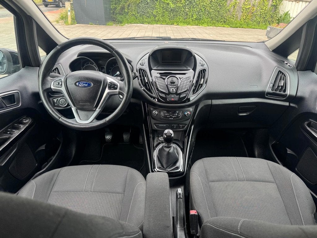 Ford B-Max 1.0 EcoBoost Titanium.km nap.airco navigatie, Voorwielaandrijving, Euro 5, 101 pk, Gebruikt
