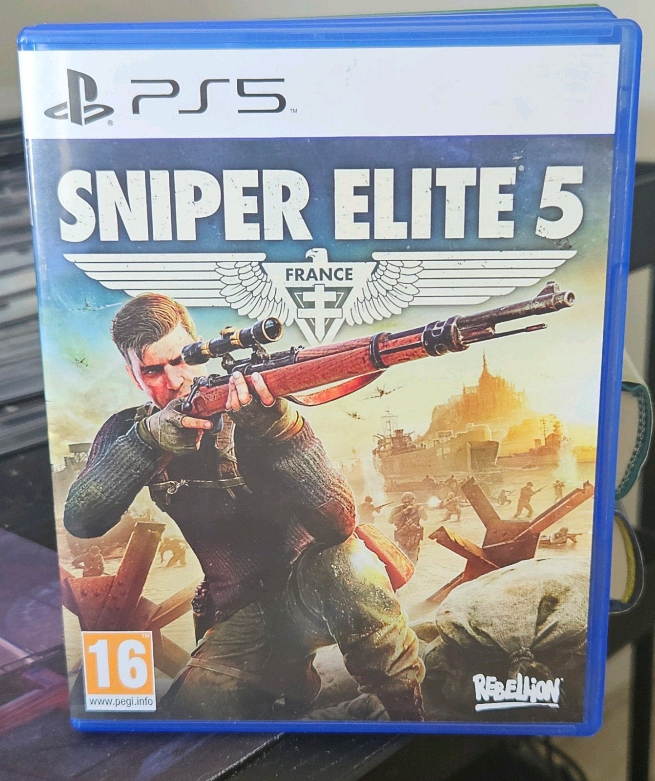 Sniper Elite 5 PS5 zgan, Spelcomputers en Games, Ophalen, Zo goed als nieuw