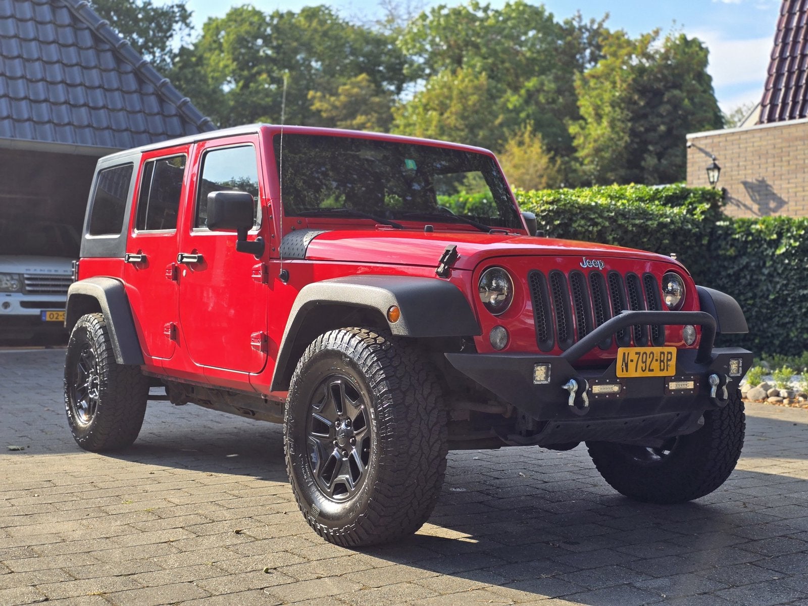 Jeep Wrangler Sahara 3.6 V6 4x4 | Trail Rated | Rood, Auto's, Jeep, Automaat, Euro 5, Zwart, 2000 kg