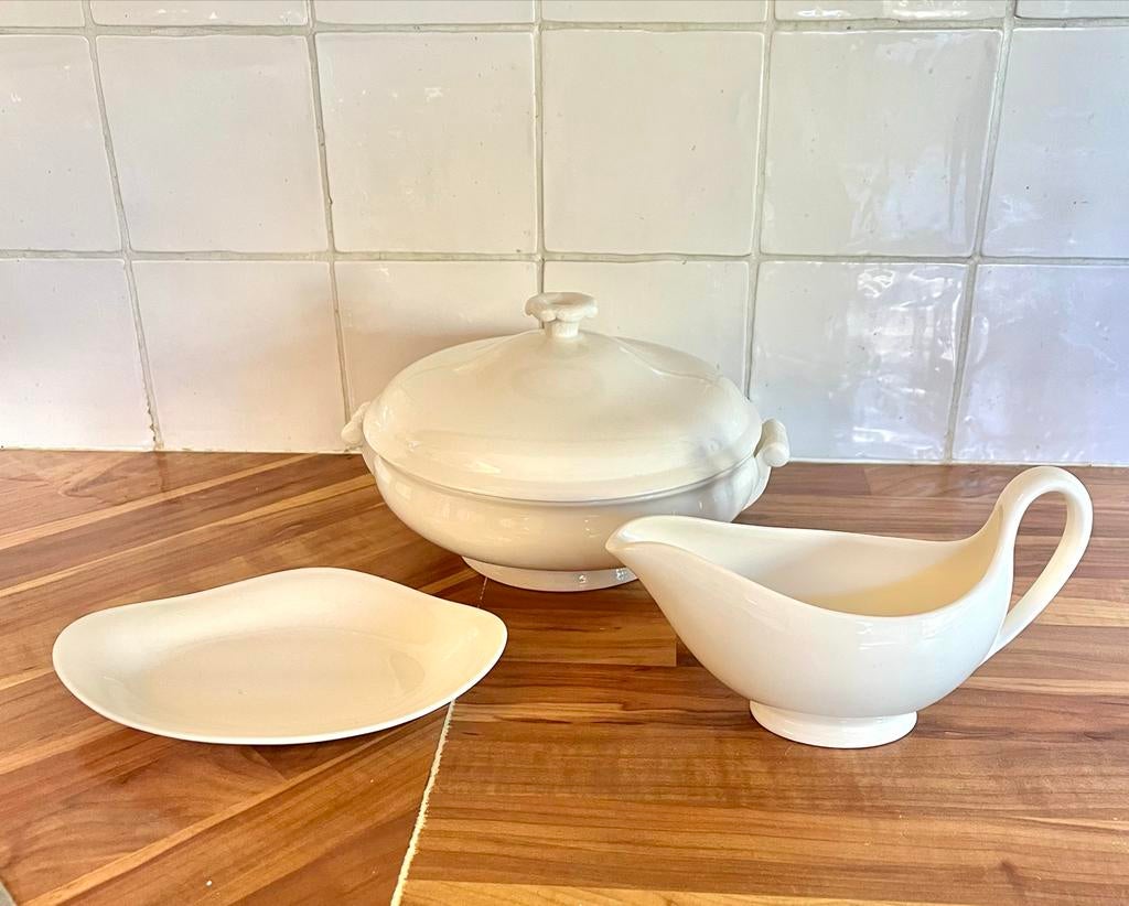 Wedgwood Queen's Ware Traditional - Dekschaal Juskom Schaal, Huis en Inrichting, Keuken | Servies, Ophalen of Verzenden, Wedgwood
