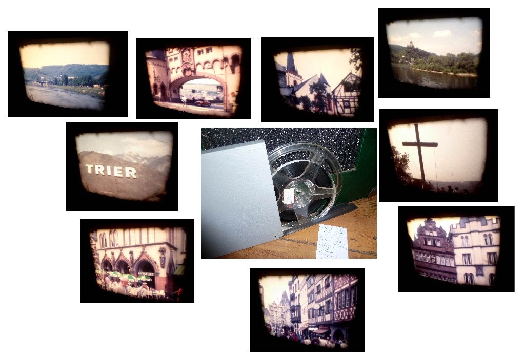 8mm film amateur reis langs de Moezel - 45mtr 1983, Audio, Tv en Foto, Filmrollen, Ophalen of Verzenden, 8mm film