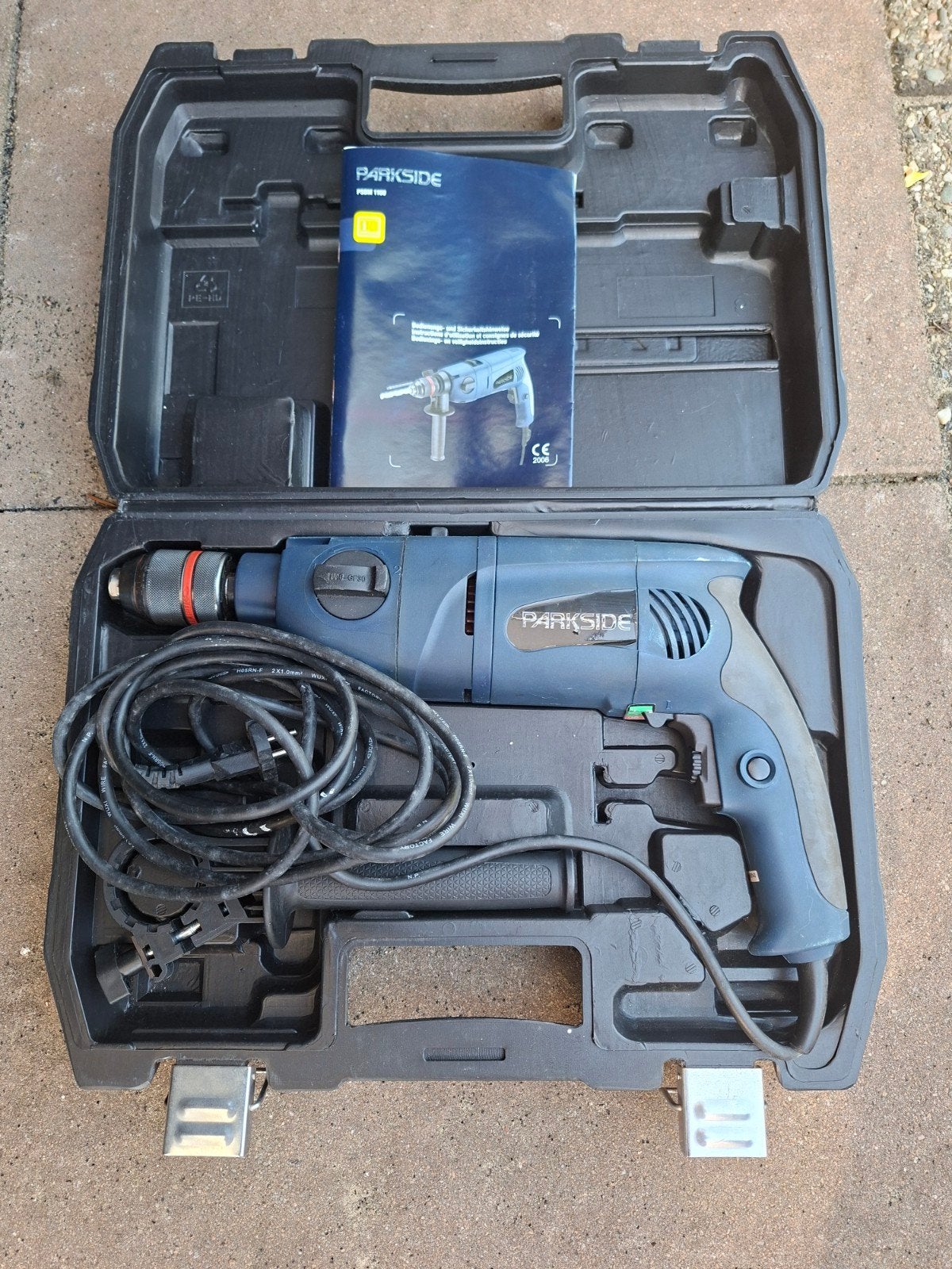Parkside klopboormachine 1100W, Doe-het-zelf en Verbouw, Ophalen, Gebruikt, 600 watt of meer, Klopboormechanisme