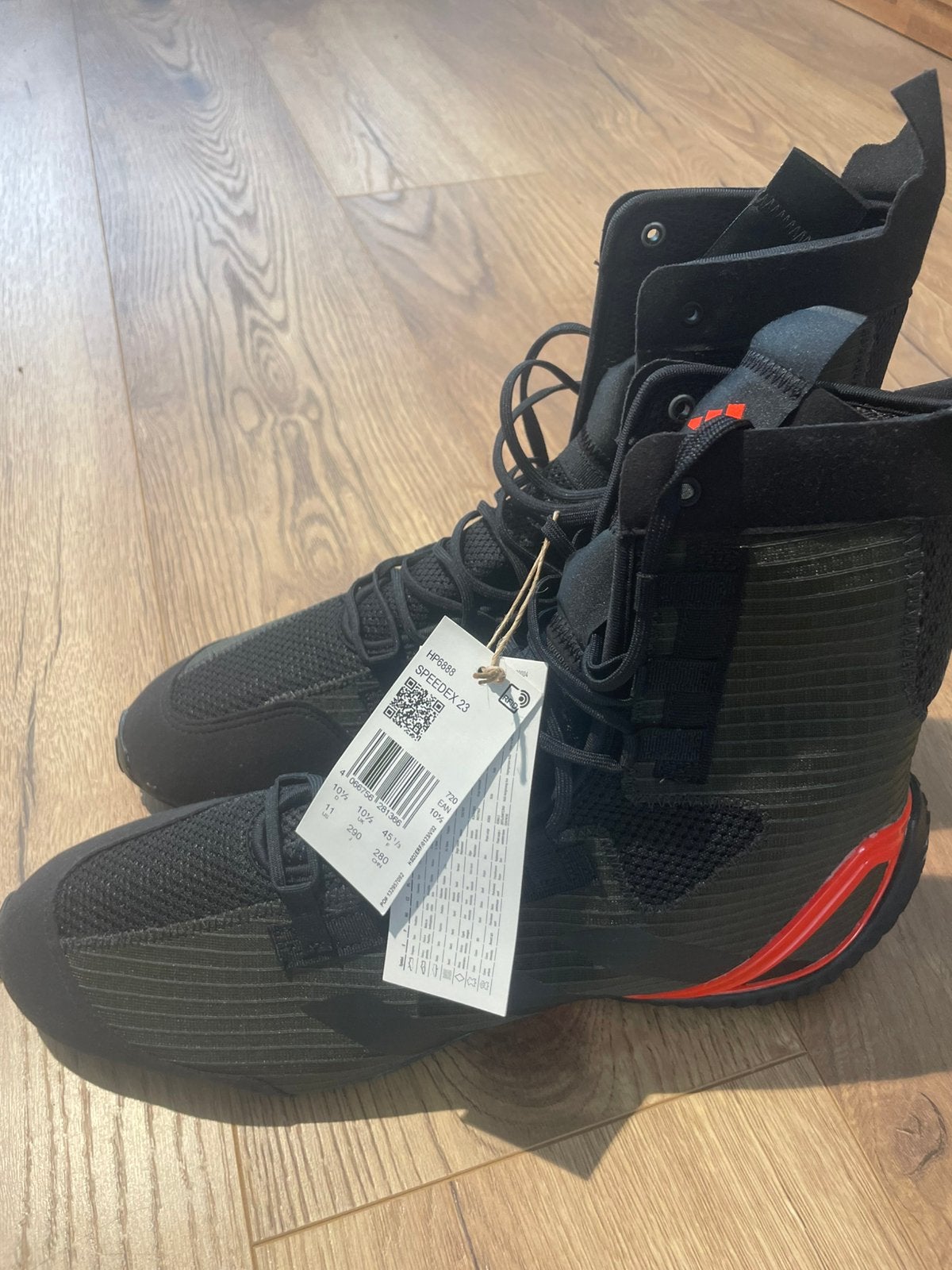 Adidas box boks schoenen speedex 45,5, Ophalen, Zo goed als nieuw, Boksschoenen