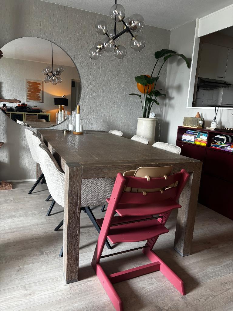 Eettafel, Ophalen, Gebruikt, 200 cm of meer, 50 tot 100 cm
