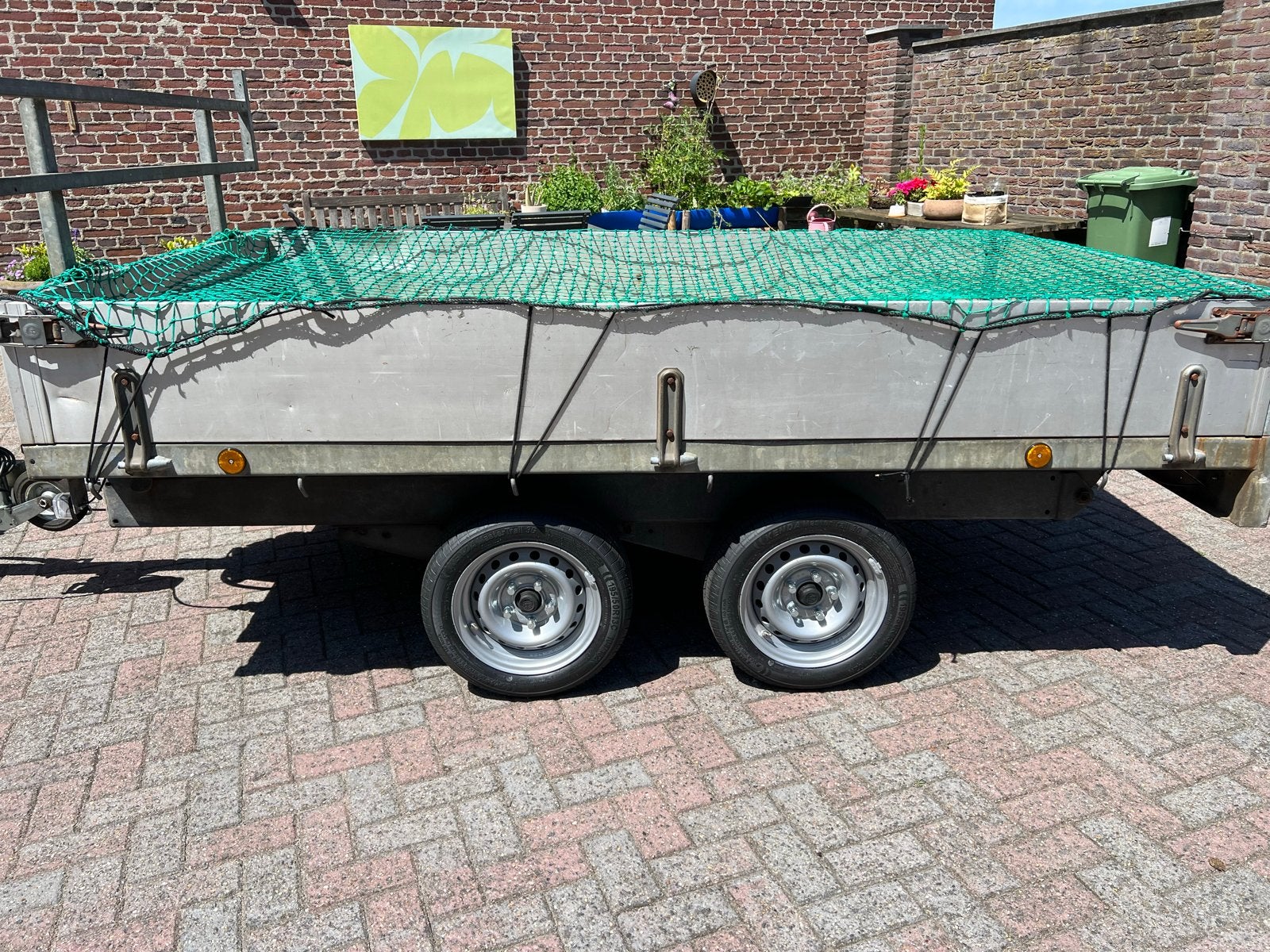 Henra kipper trailer 305x160 2000kg - Nieuwe banden/verlicht, Ophalen, Gebruikt