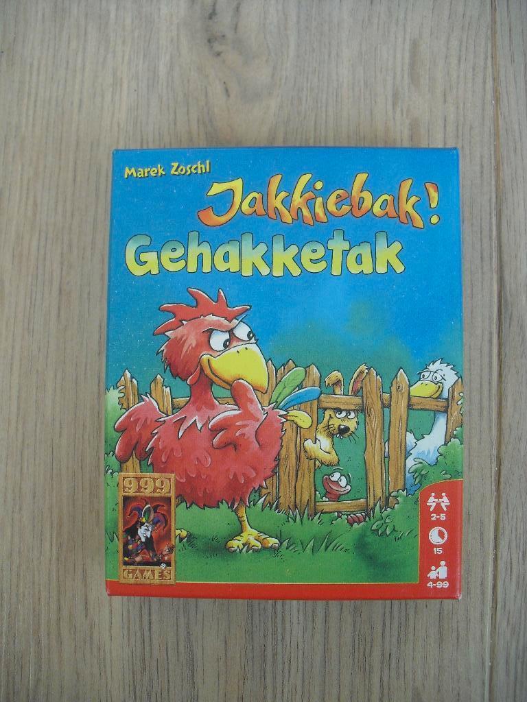 Jakkiebak Gehakketak compleet en nieuw spel, Vijf spelers of meer, Ophalen of Verzenden, Nieuw, 999 Games